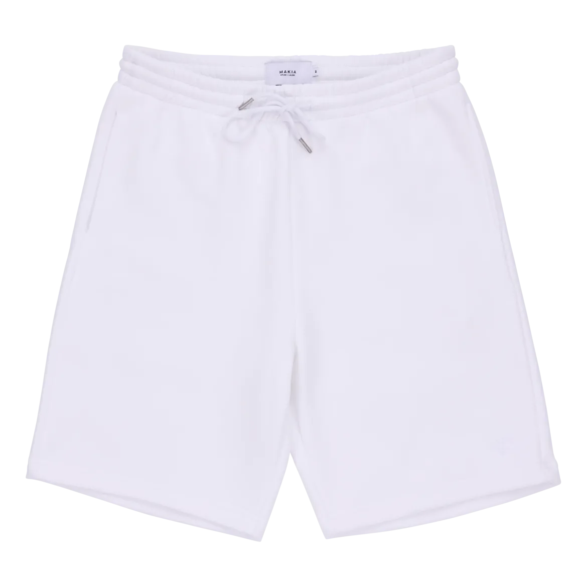 Makia miesten collegeshortsit Cove Sweatshorts, valkoinen