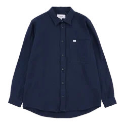 Makia miesten kauluspaita, HUSK SHIRT Tummansininen