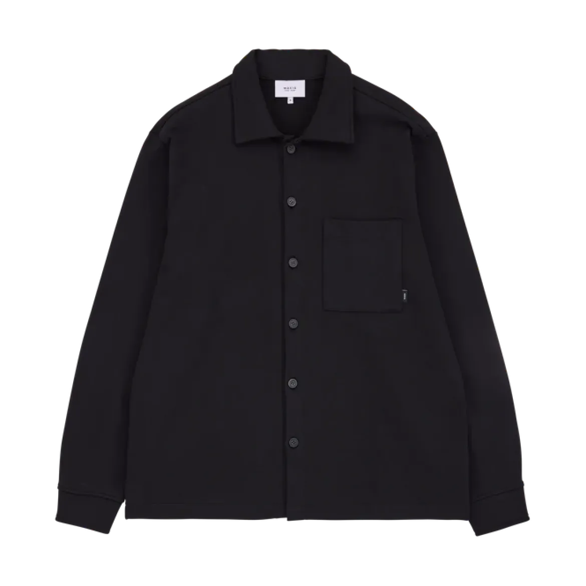 Makia miesten PAITATAKKI, PROCESS OVERSHIRT HEAVY JERSEY Musta