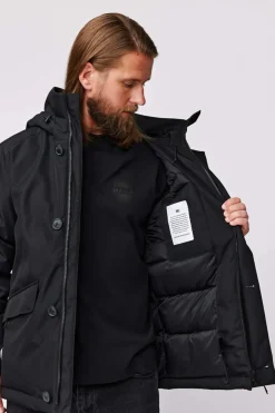 Makia Miesten Parkatakki, HELSINKI PARKA Musta