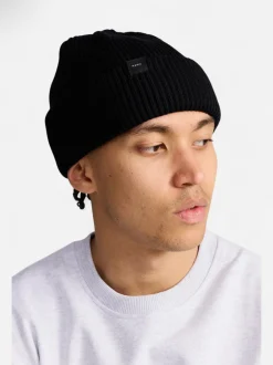 Makia miesten pipo Merino Beanie, musta