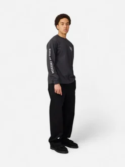 Makia miesten pitkähihainen paita Wings Long Sleeve, musta