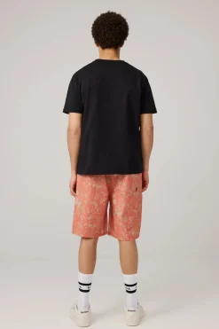 Makia miesten shortsit Papillon Shorts, kuosi punainen