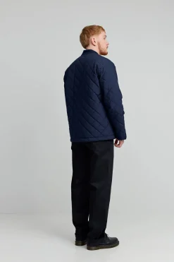Makia miesten takki Ilmari Quilted Jacket, tummansininen