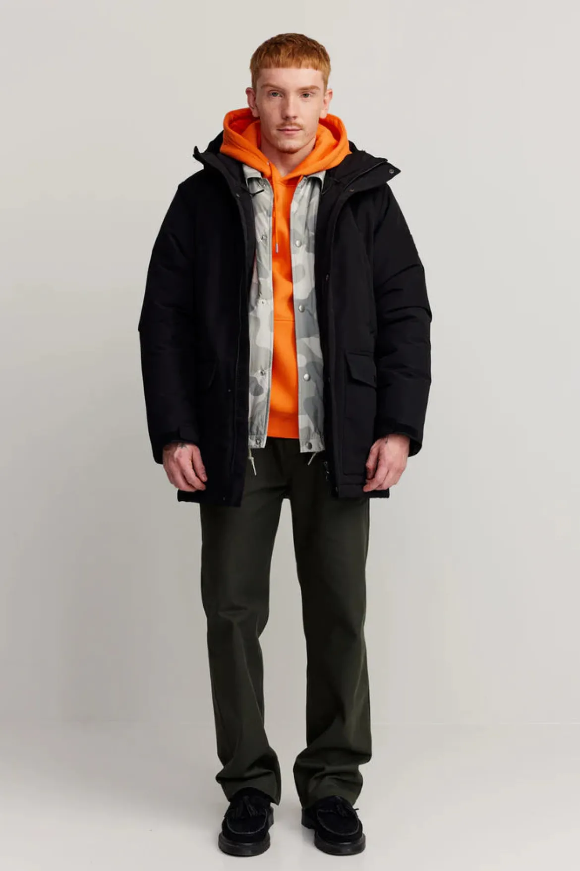 Makia miesten toppatakki, RESILIENT JACKET Musta