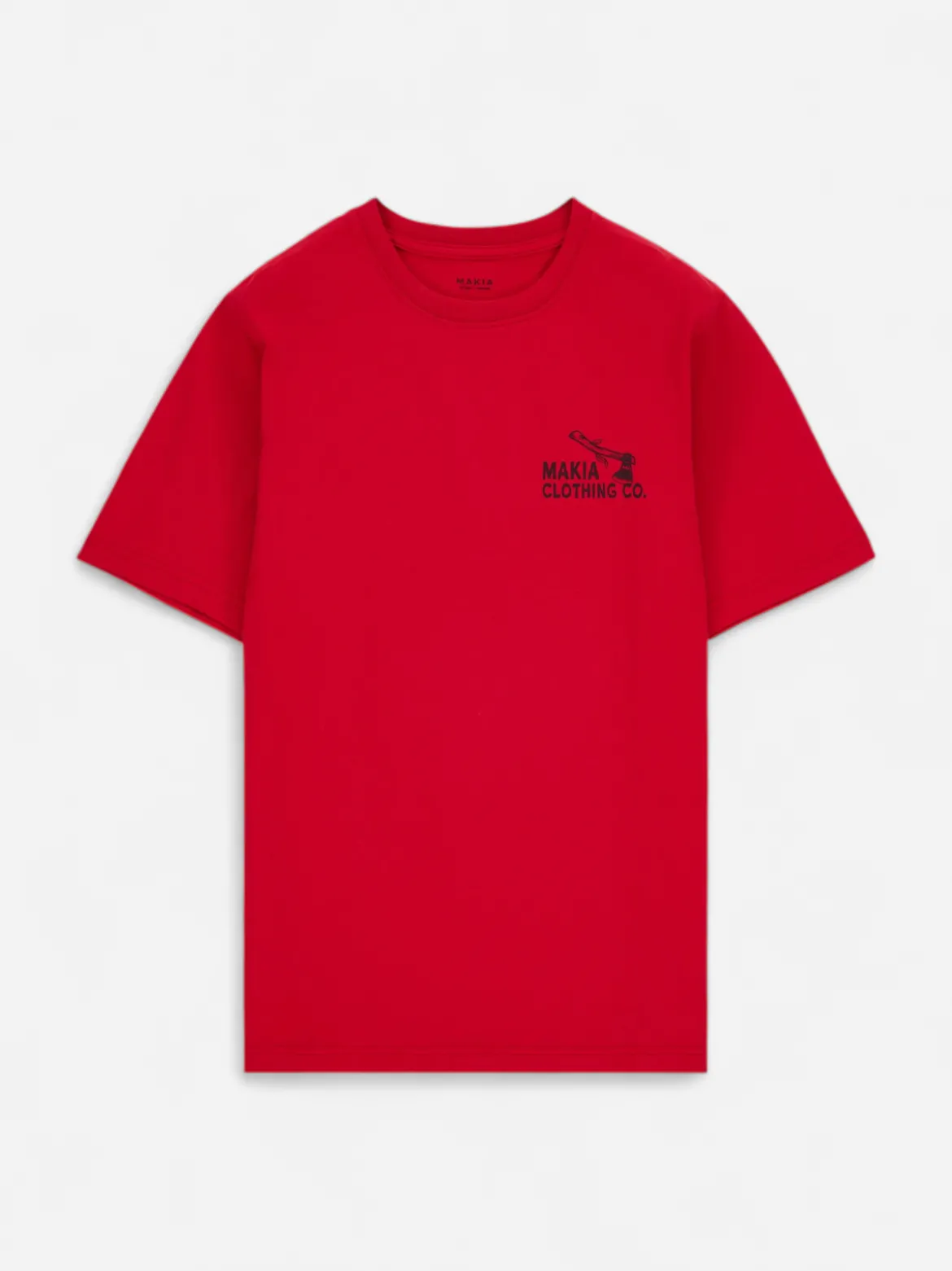 Makia miesten t-paita Bear T-shirt, punainen