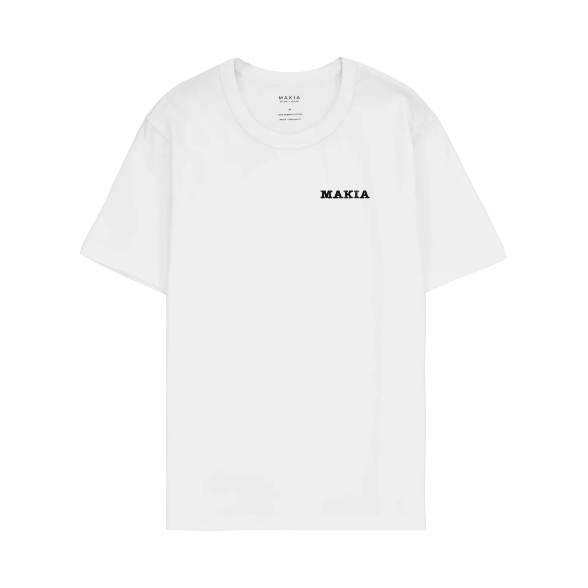 Makia miesten t-paita Bruun T-shirt, valkoinen