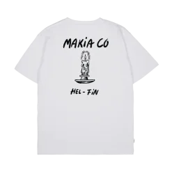 Makia miesten t-paita, Cosy T-shirt Valkoinen
