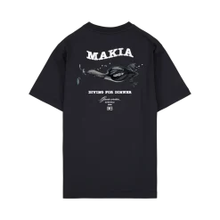 Makia miesten t-paita Erik T-shirt, musta