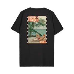Makia miesten t-paita Kekkonen T-Shirt, musta