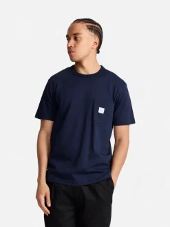 Makia miesten t-paita K Square Pocket t-shirt, tummansininen