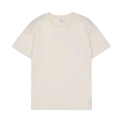 Makia Miesten T-paita, Square Pocket T-Shirt Luonnonvalkoinen