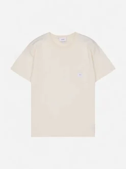 Makia Miesten T-paita, Square Pocket T-Shirt Luonnonvalkoinen