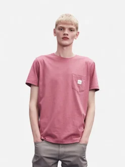 Makia Miesten T-paita, Square Pocket T-Shirt Vaaleanpunainen