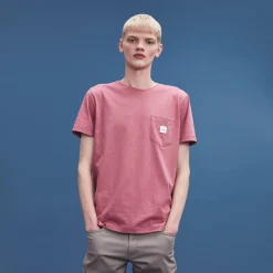 Makia Miesten T-paita, Square Pocket T-Shirt Vaaleanpunainen