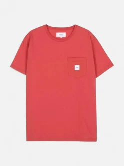 Makia Miesten T-paita, Square Pocket T-Shirt Punainen