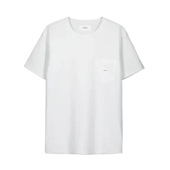 Makia Miesten T-paita, Square Pocket T-Shirt Valkoinen