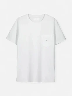 Makia Miesten T-paita, Square Pocket T-Shirt Valkoinen
