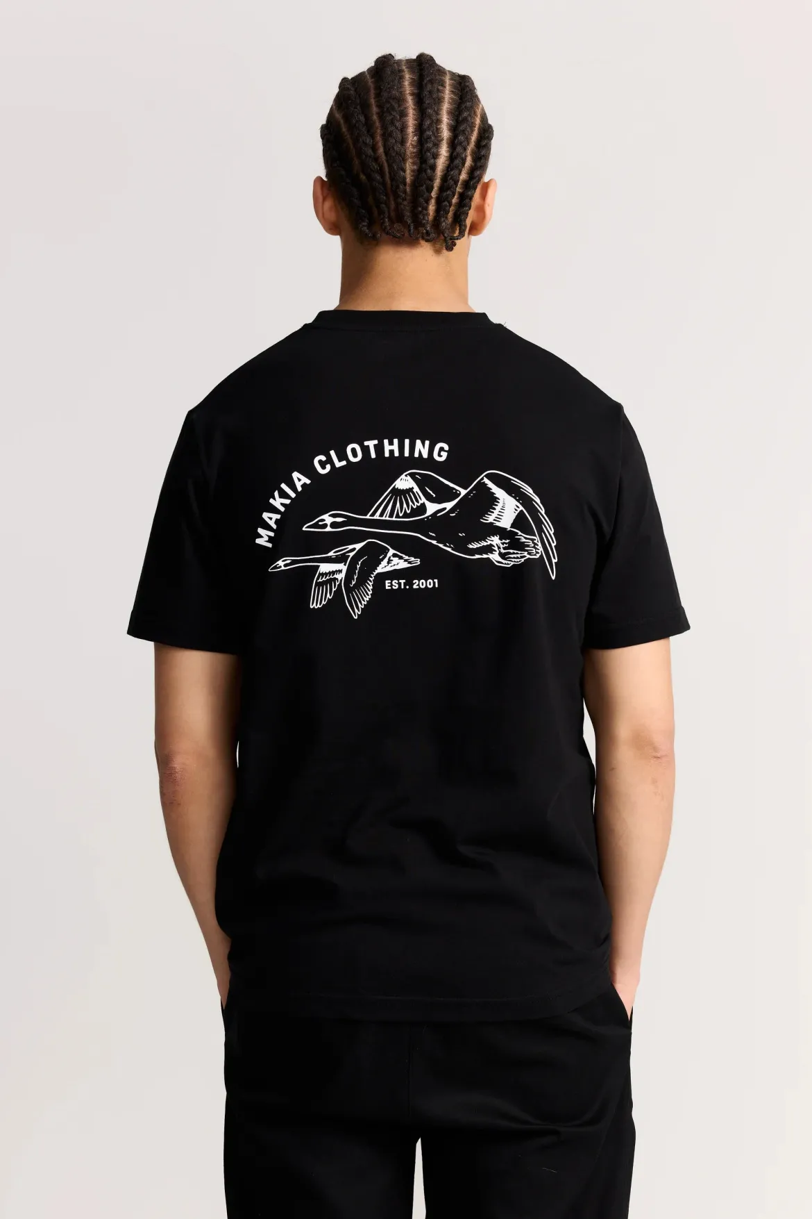 Makia miesten t-paita Swans T-shirt, musta