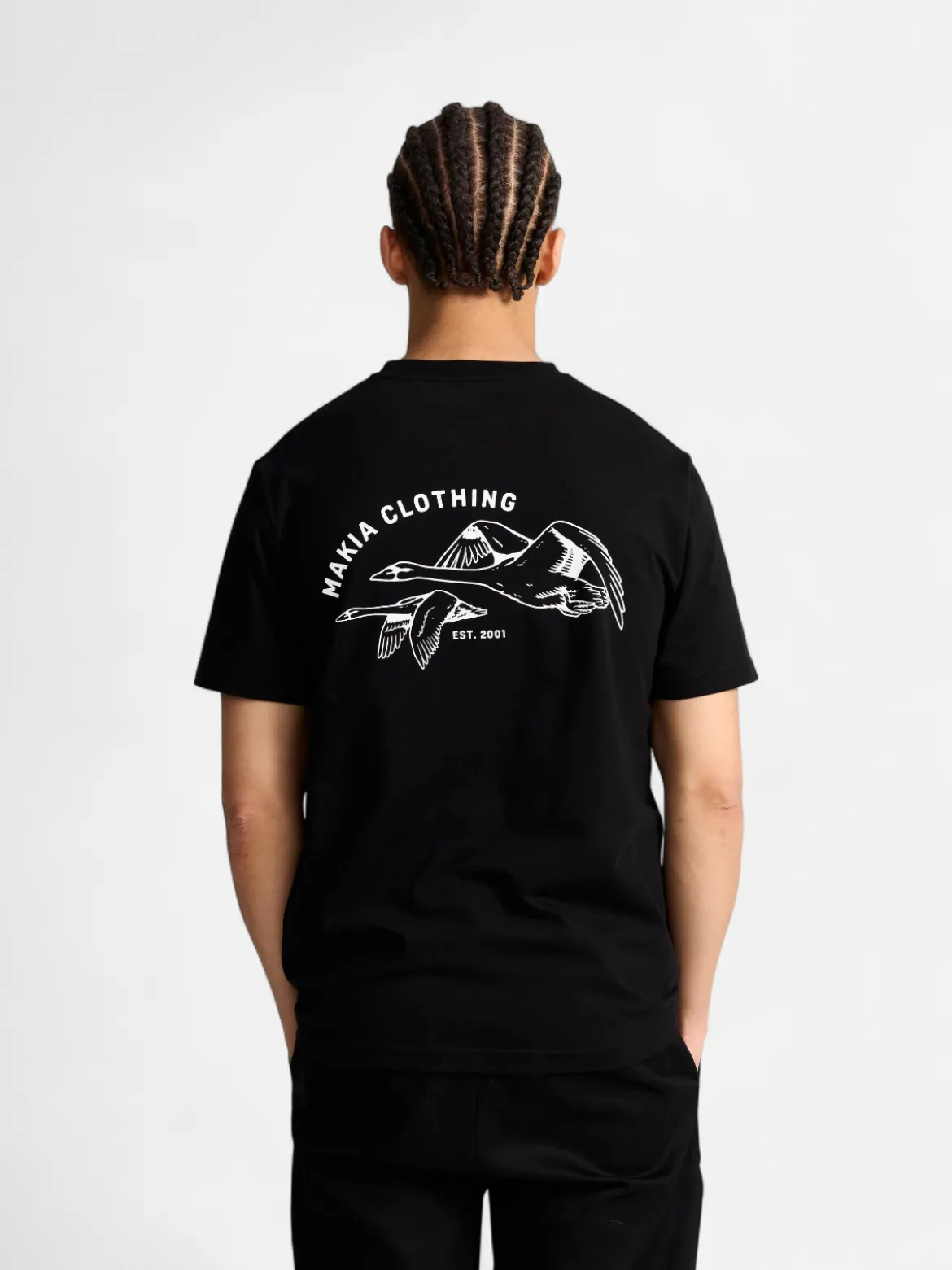 Makia miesten t-paita Swans T-shirt, musta