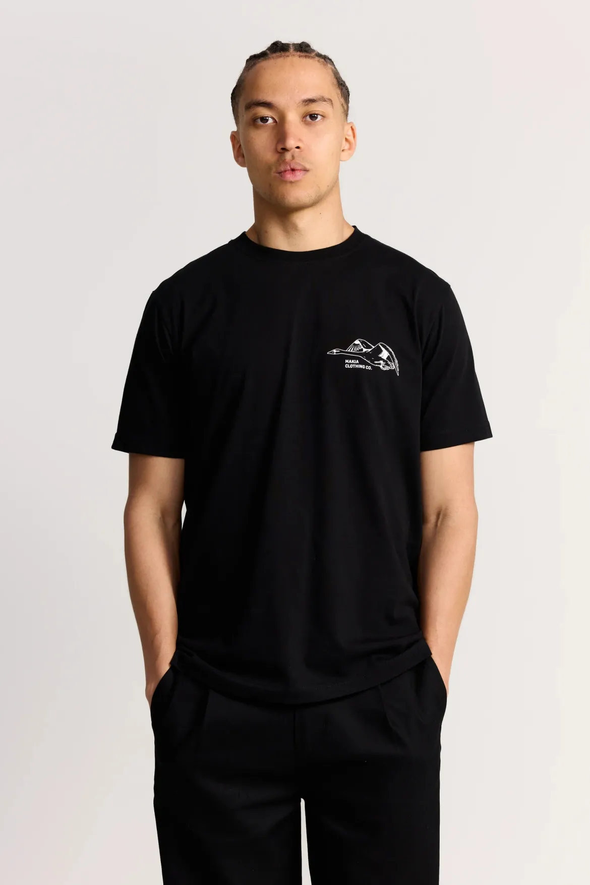 Makia miesten t-paita Swans T-shirt, musta
