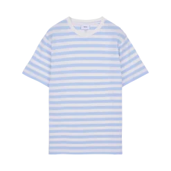 Makia miesten t-paita Verkstad T-shirt, raidallinen valkoinen