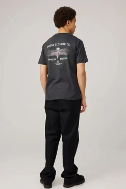 Makia miesten t-paita Wings T-shirt, musta