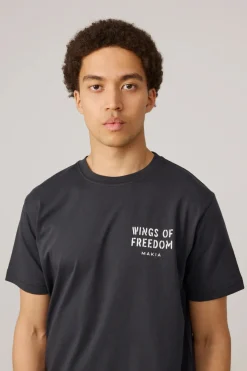 Makia miesten t-paita Wings T-shirt, musta