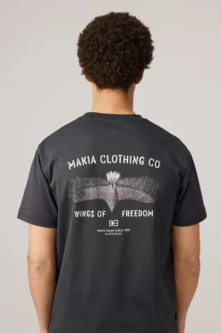 Makia miesten t-paita Wings T-shirt, musta
