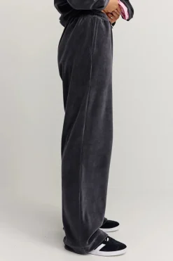 Makia naisten housut Anne Trousers, tummanharmaa