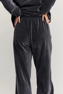 Makia naisten housut Anne Trousers, tummanharmaa