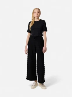Makia naisten housut Marie Knitted Pants, musta