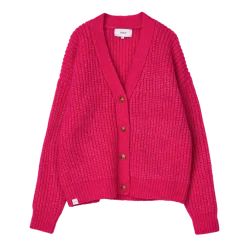 Makia naisten neuletakki Florence Cardigan, pinkki