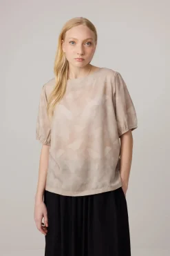 Makia naisten Puserot Papillone Blouse, Hiekka
