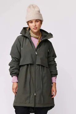 Makia naisten takki, K-LAINA JACKET Tummanvihreä