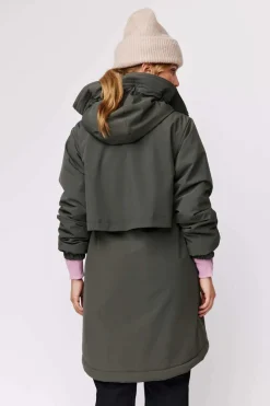 Makia naisten takki, K-LAINA JACKET Tummanvihreä