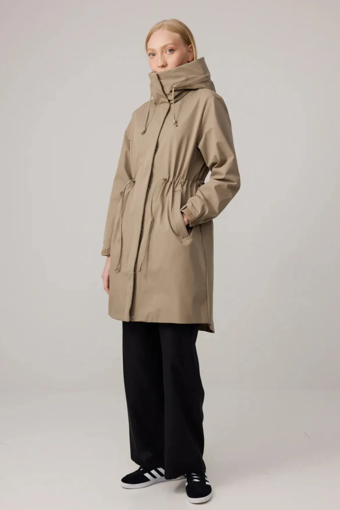 Makia naisten takki Rylie Jacket, ruskeanharmaa