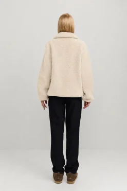 Makia naisten teddytakki Miisa Jacket, luonnonvalkoinen