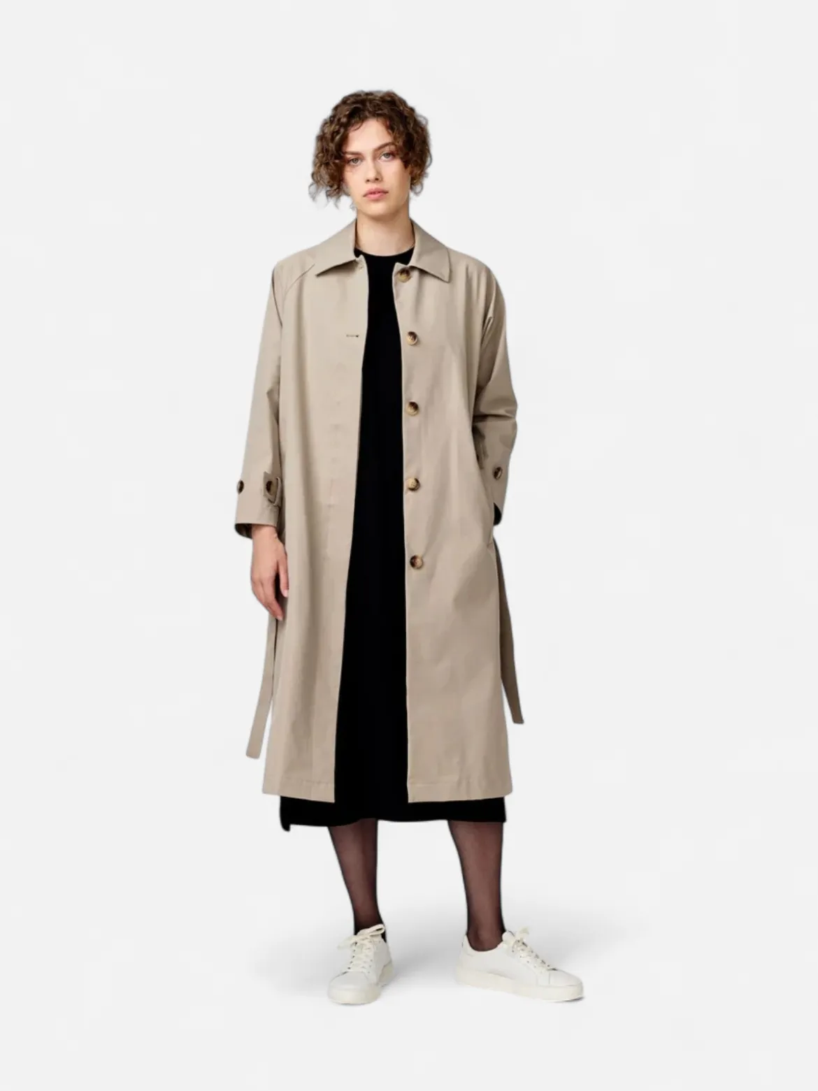 Makia naisten trenssi Olivia Trench, vaalea beige