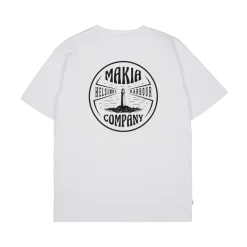 Makia T-Paita Harmaja T-Shirt, Valkoinen