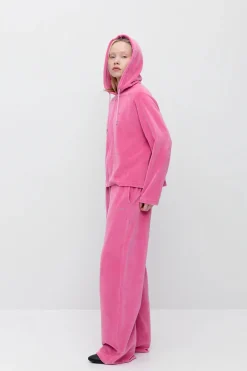 Makia x Nylon Beat collegehousut Nylon Trousers, vaaleanpunainen
