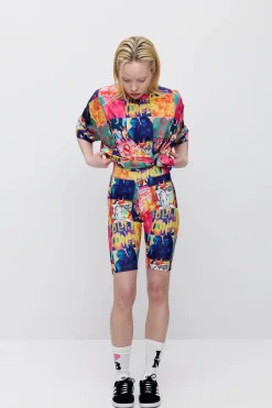 Makia x Nylon Beat shortsit Nylon Biker Shorts, monivärinen kuosi