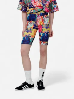 Makia x Nylon Beat shortsit Nylon Biker Shorts, monivärinen kuosi
