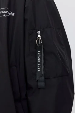 Makia x Nylon Beat takki Nylon Jacket, musta
