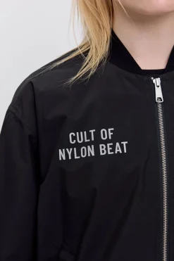 Makia x Nylon Beat takki Nylon Jacket, musta