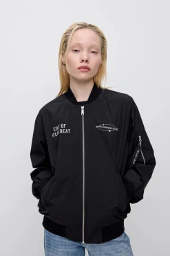 Makia x Nylon Beat takki Nylon Jacket, musta