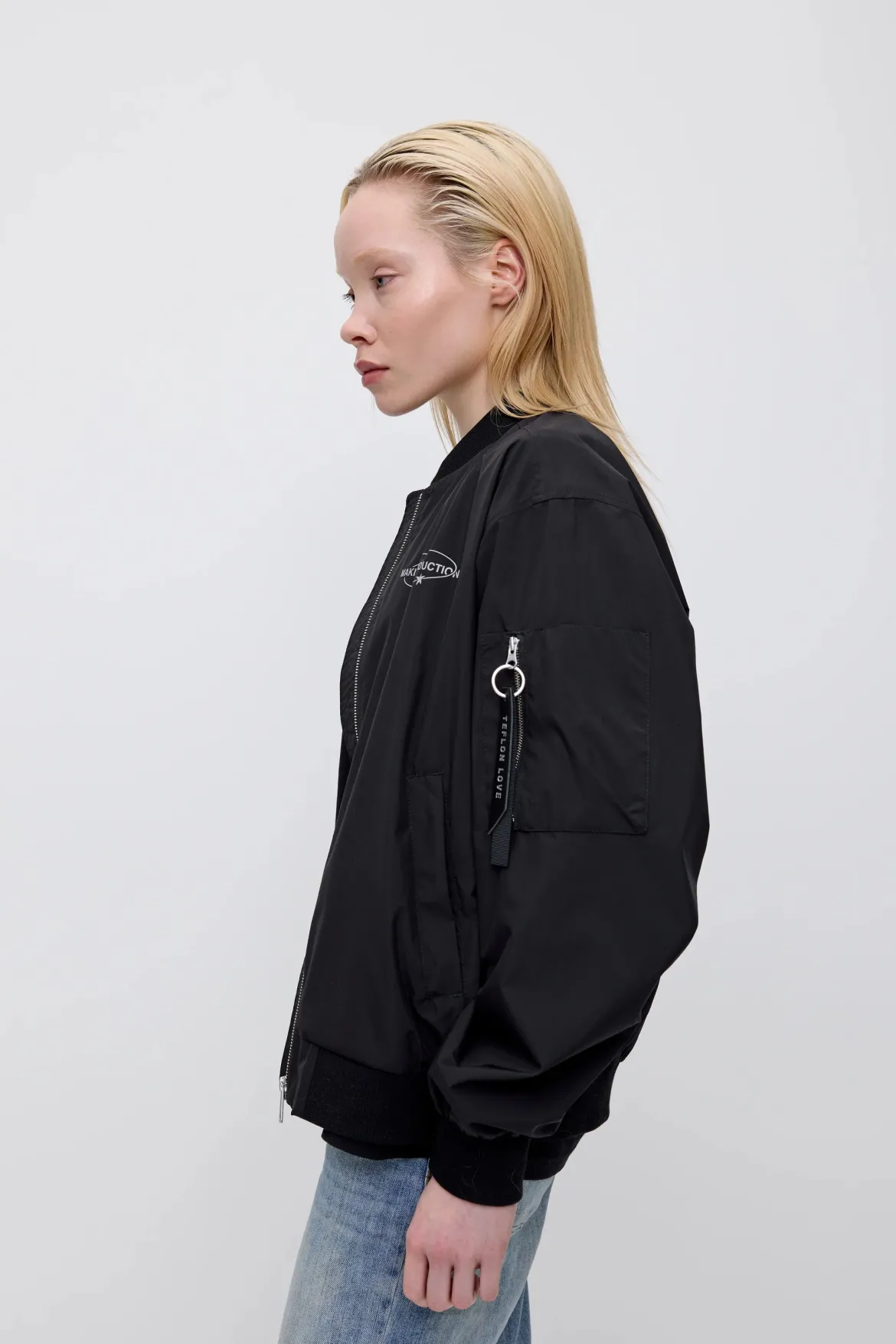 Makia x Nylon Beat takki Nylon Jacket, musta