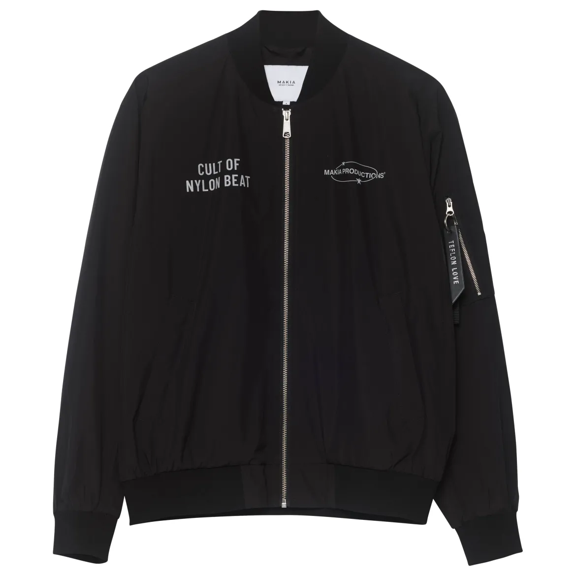 Makia x Nylon Beat takki Nylon Jacket, musta