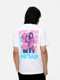 Makia x Nylon Beat t-paita Jonna&Erin T-Shirt, valkoinen