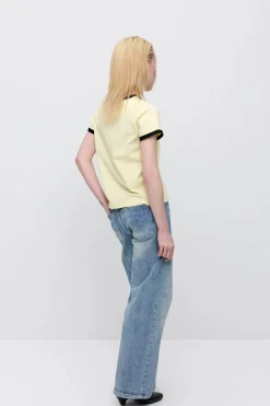 Makia x Nylon Beat T-paita Teddy, keltainen